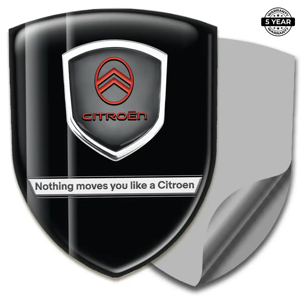 Citroen 3D Resin Sticker Elite Finish