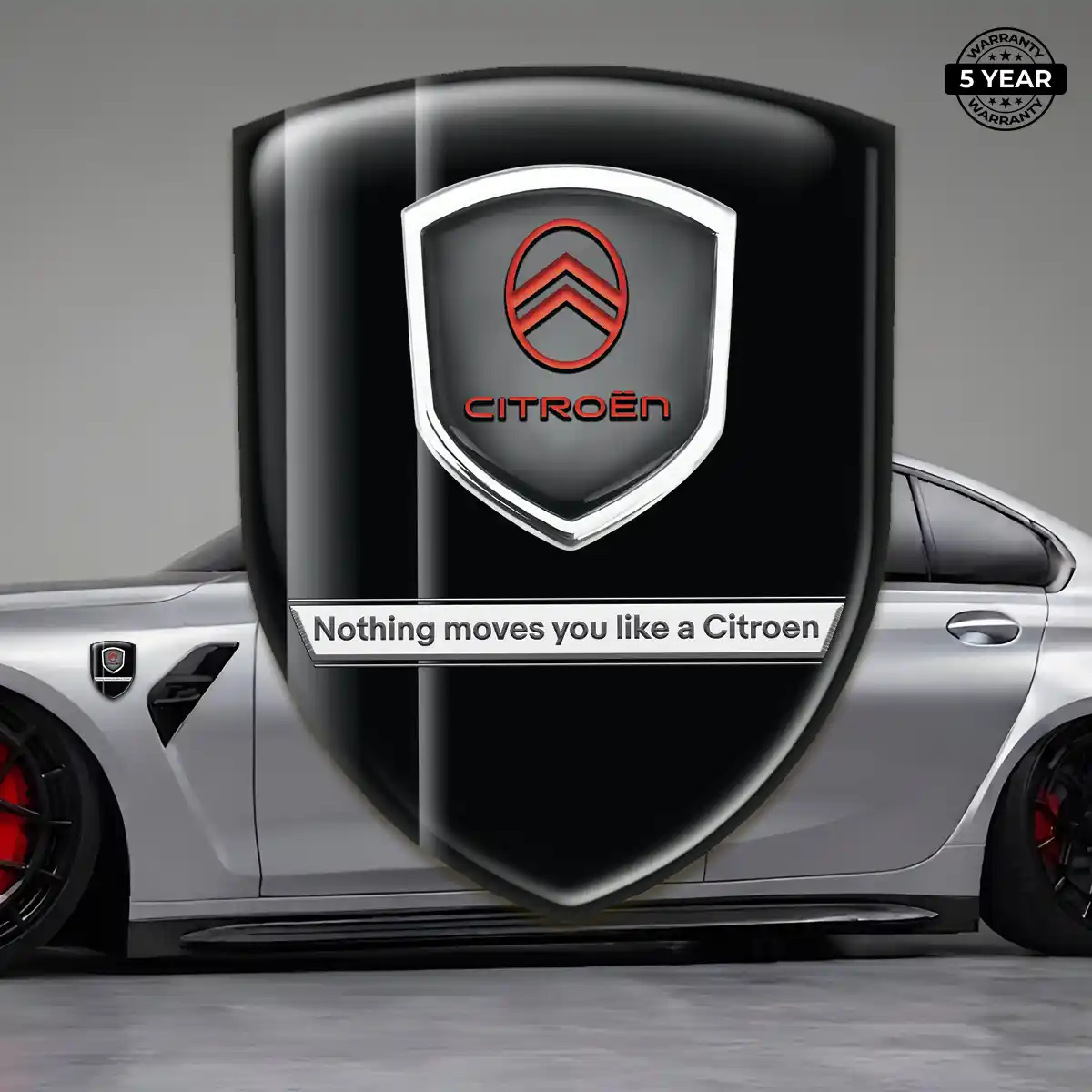 Citroen 3D Resin Sticker Elite Finish