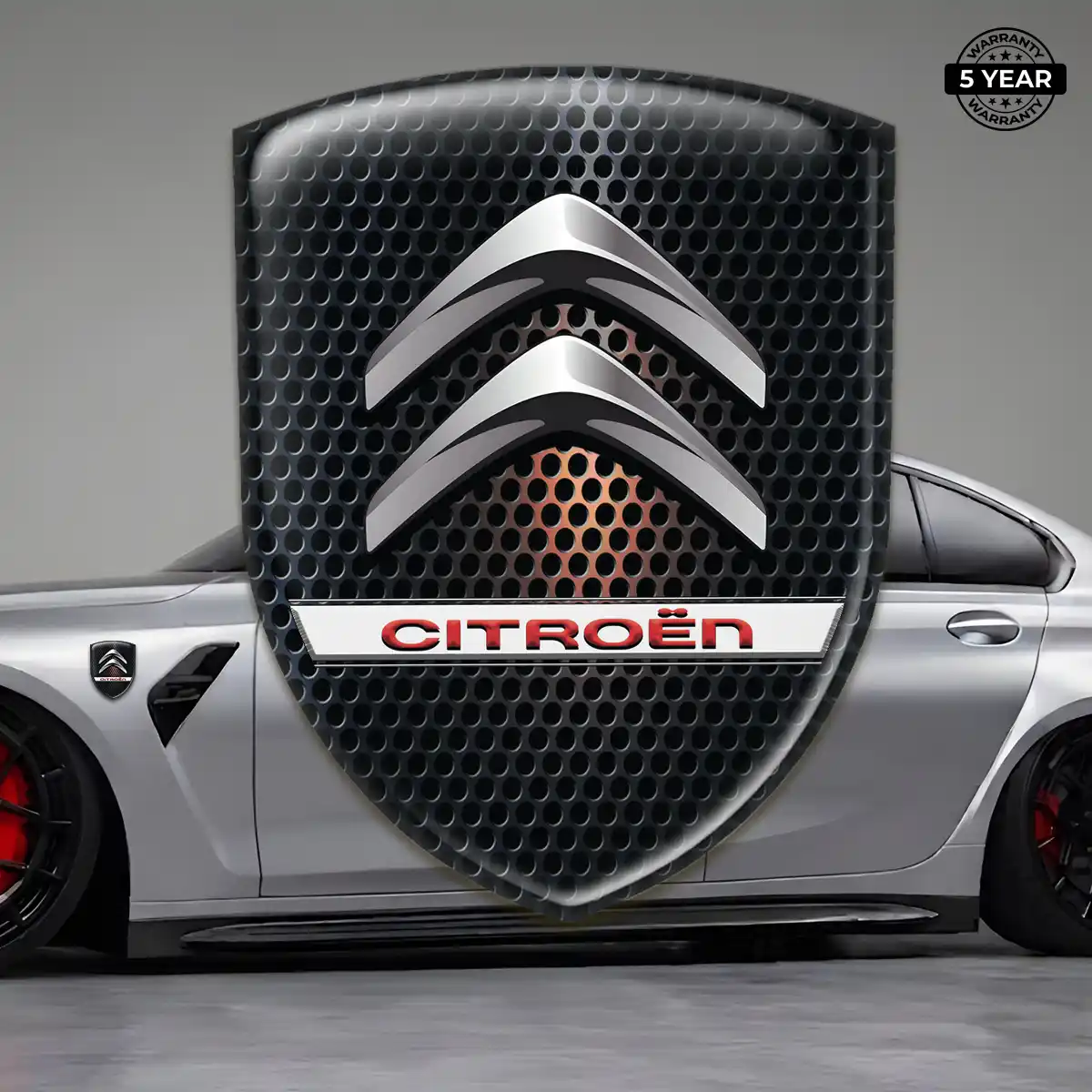 Citroen 3D Resin Sticker Outer Style