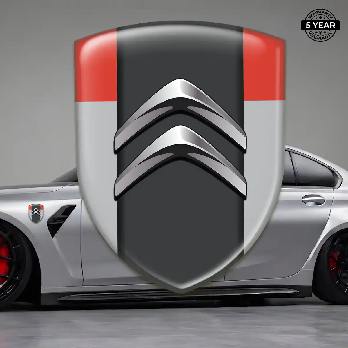 Citroen 3D Resin Sticker Premium Dome