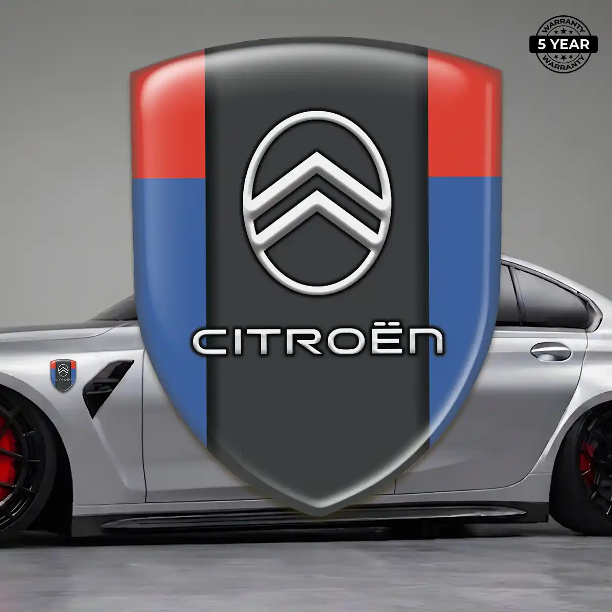 Citroen 3D Resin Sticker Prestige Line