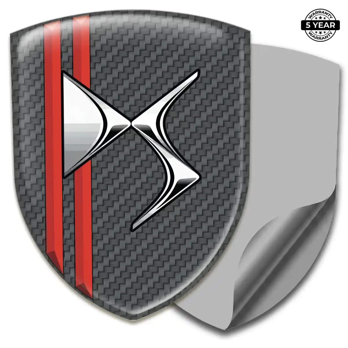 Citroen 3D Resin Sticker Resin Luxe