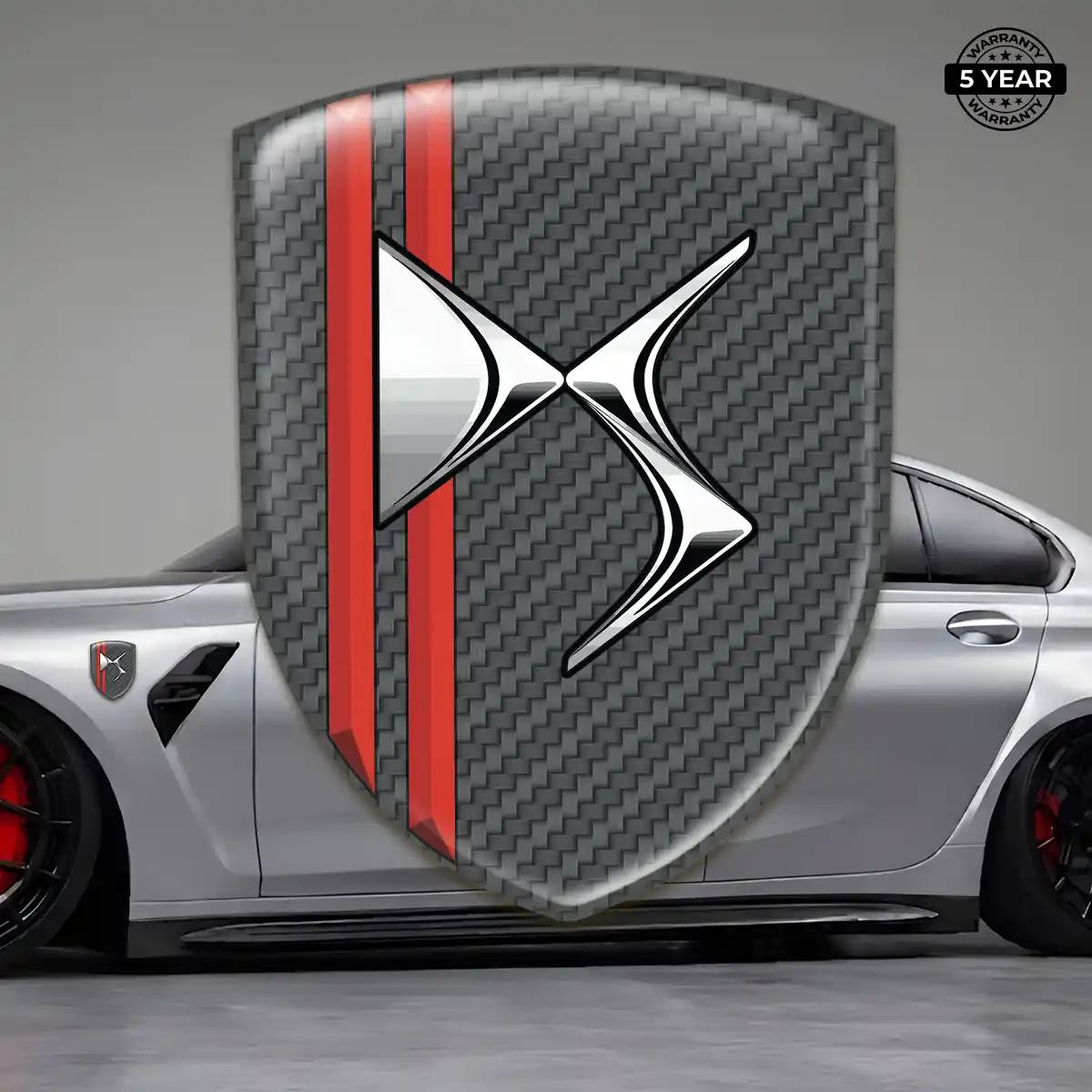 Citroen 3D Resin Sticker Resin Luxe