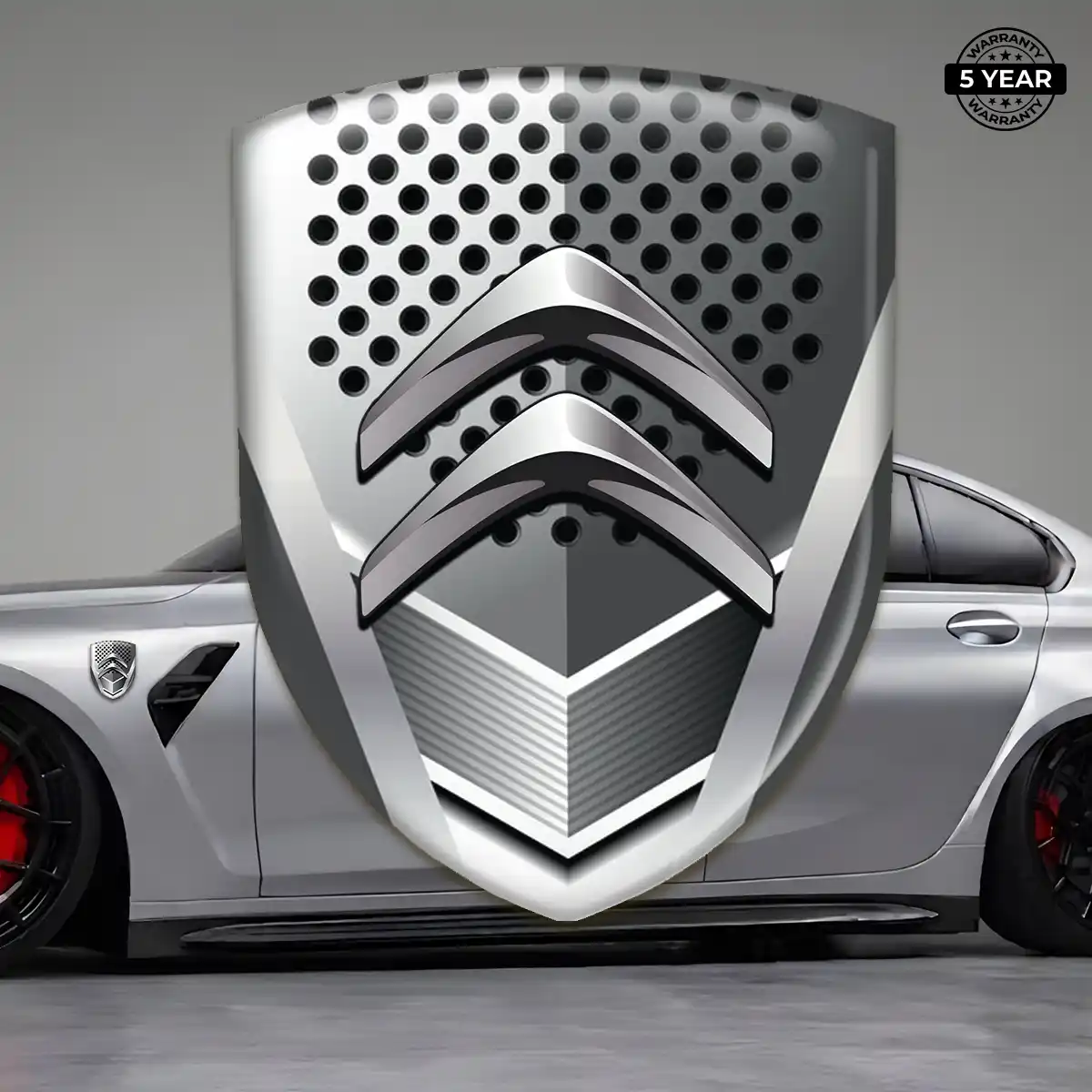 Citroen 3D Resin Sticker Signature Grade