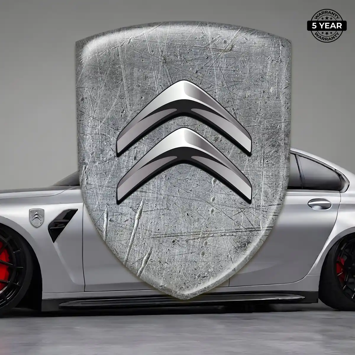 Citroen 3D Resin Sticker Sleek Style