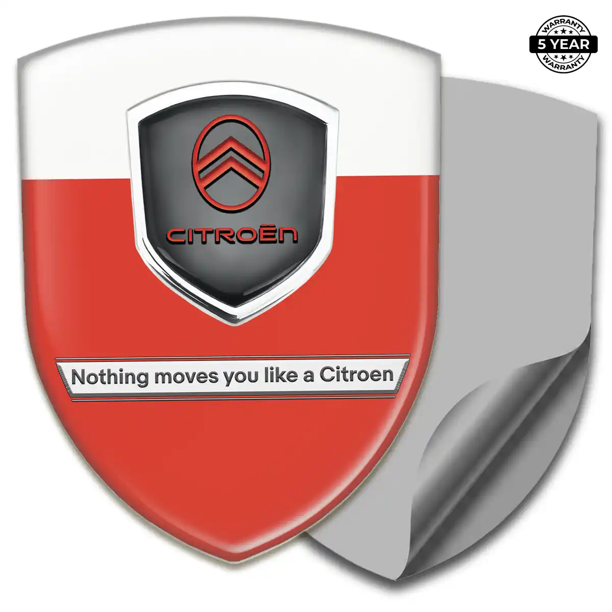 Citroen Automotive Emblem Sticker Cabin Style