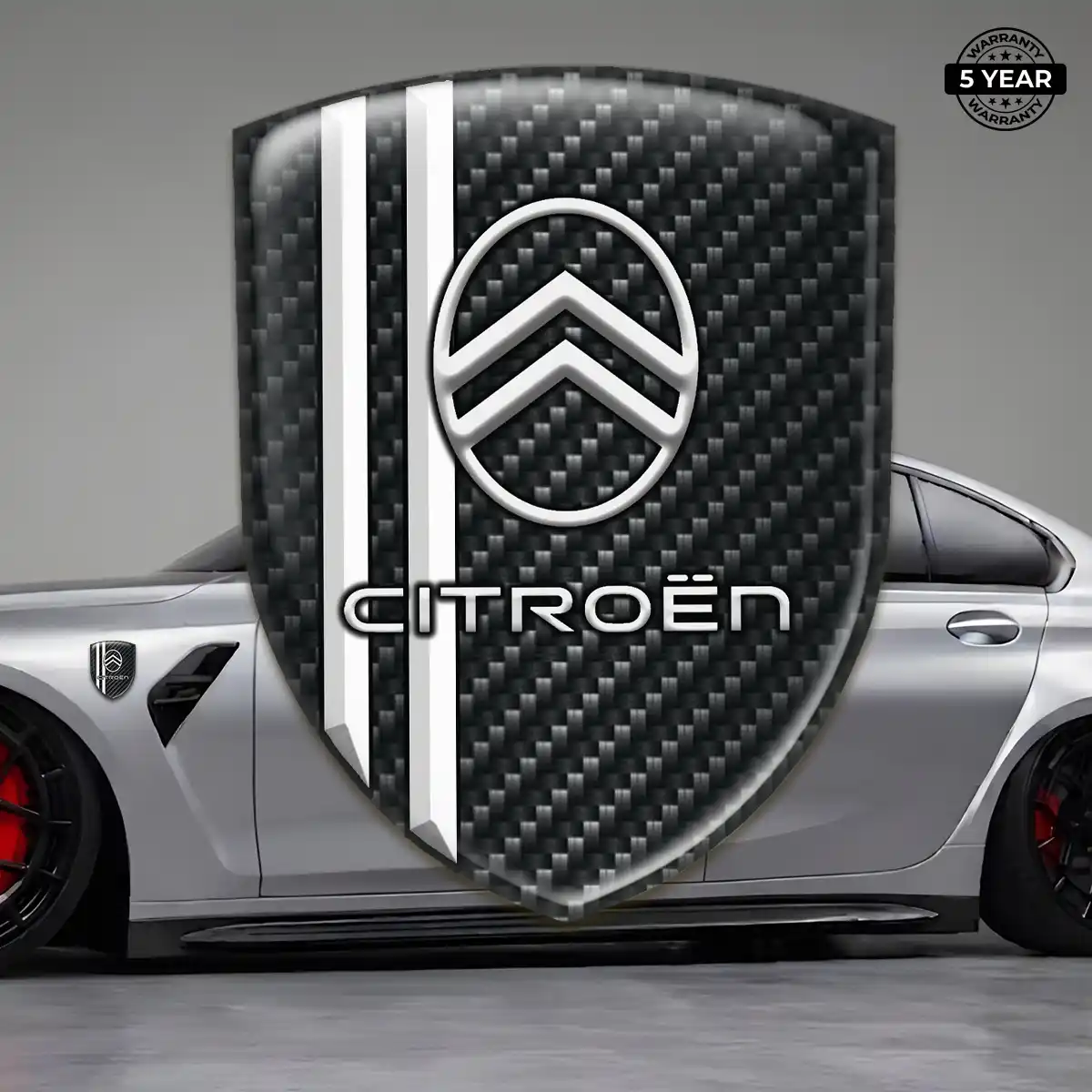 Citroen Automotive Emblem Sticker Elite Edition