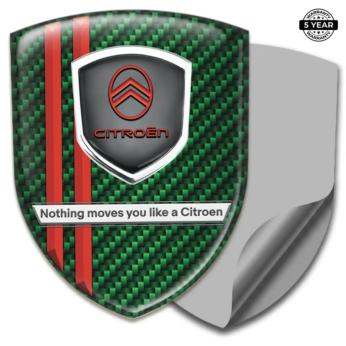 Citroen Automotive Emblem Sticker Elite Finish