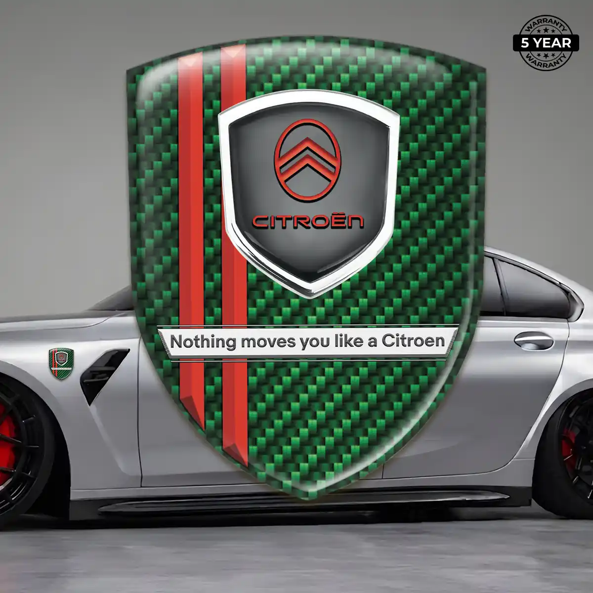 Citroen Automotive Emblem Sticker Elite Finish
