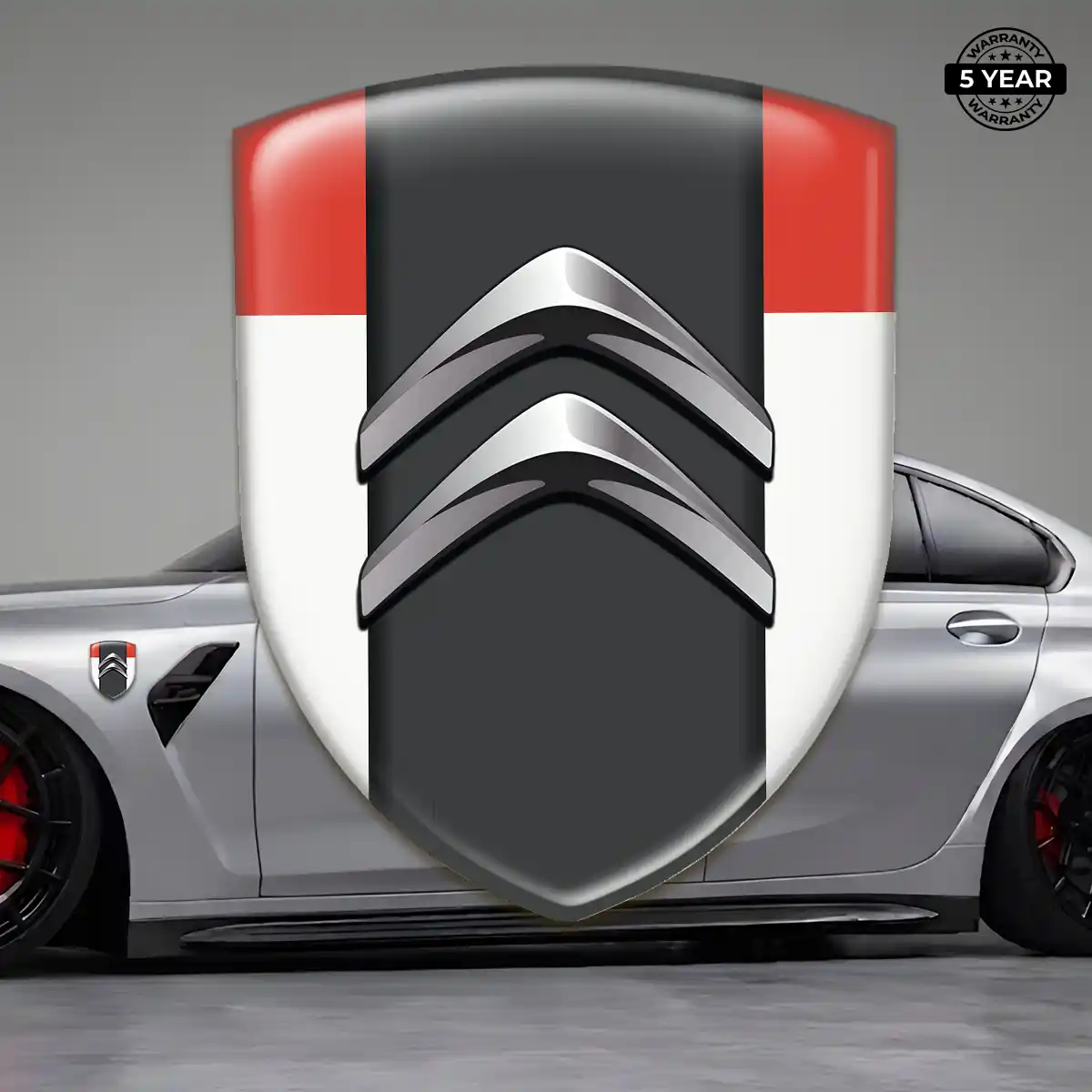 Citroen Automotive Emblem Sticker Exterior Luxe