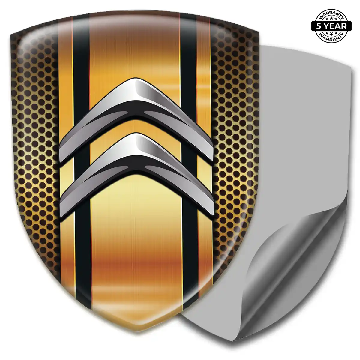 Citroen Automotive Emblem Sticker Interior Elegance