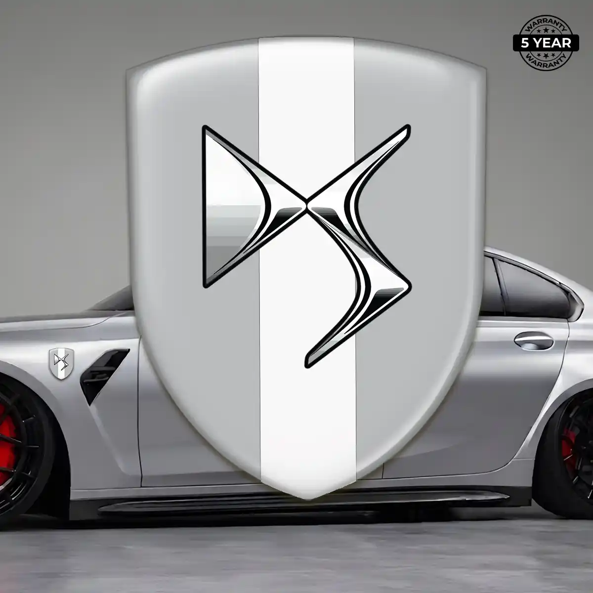 Citroen Automotive Emblem Sticker Prestige Line
