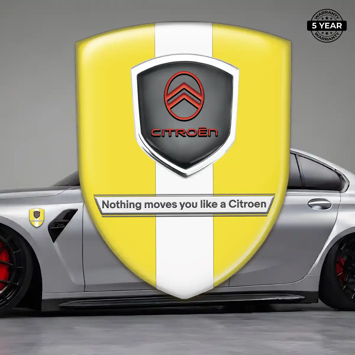 Citroen Automotive Emblem Sticker Refined Design