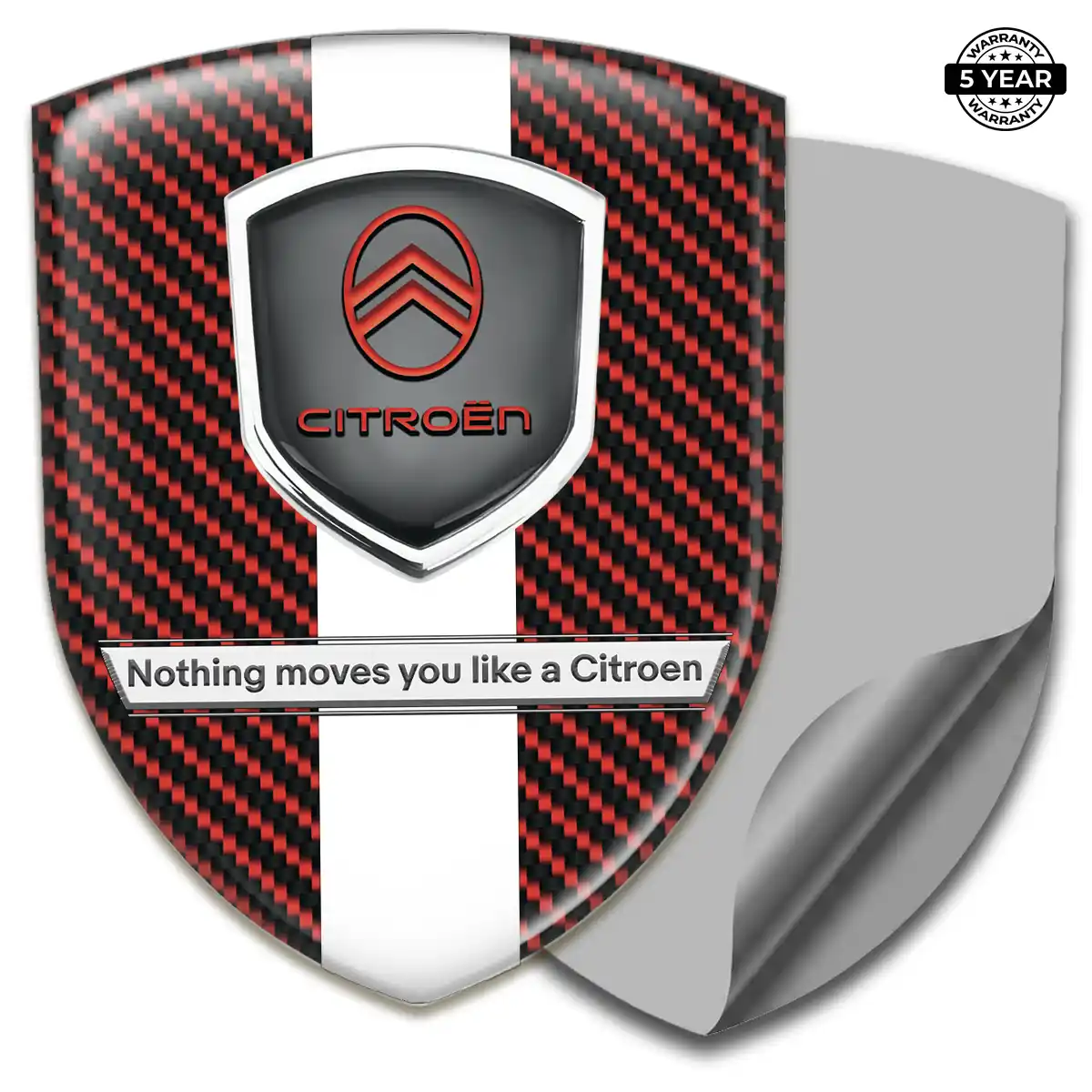 Citroen Automotive Emblem Sticker Resin Elite