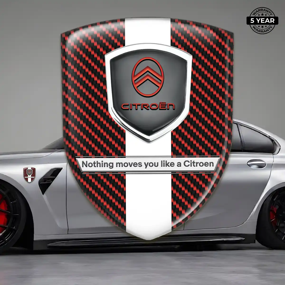 Citroen Automotive Emblem Sticker Resin Elite