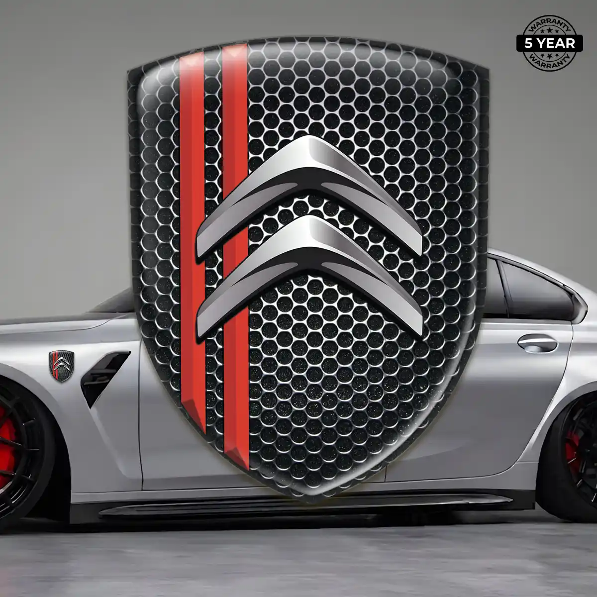 Citroen Automotive Logo Sticker Cabin Style
