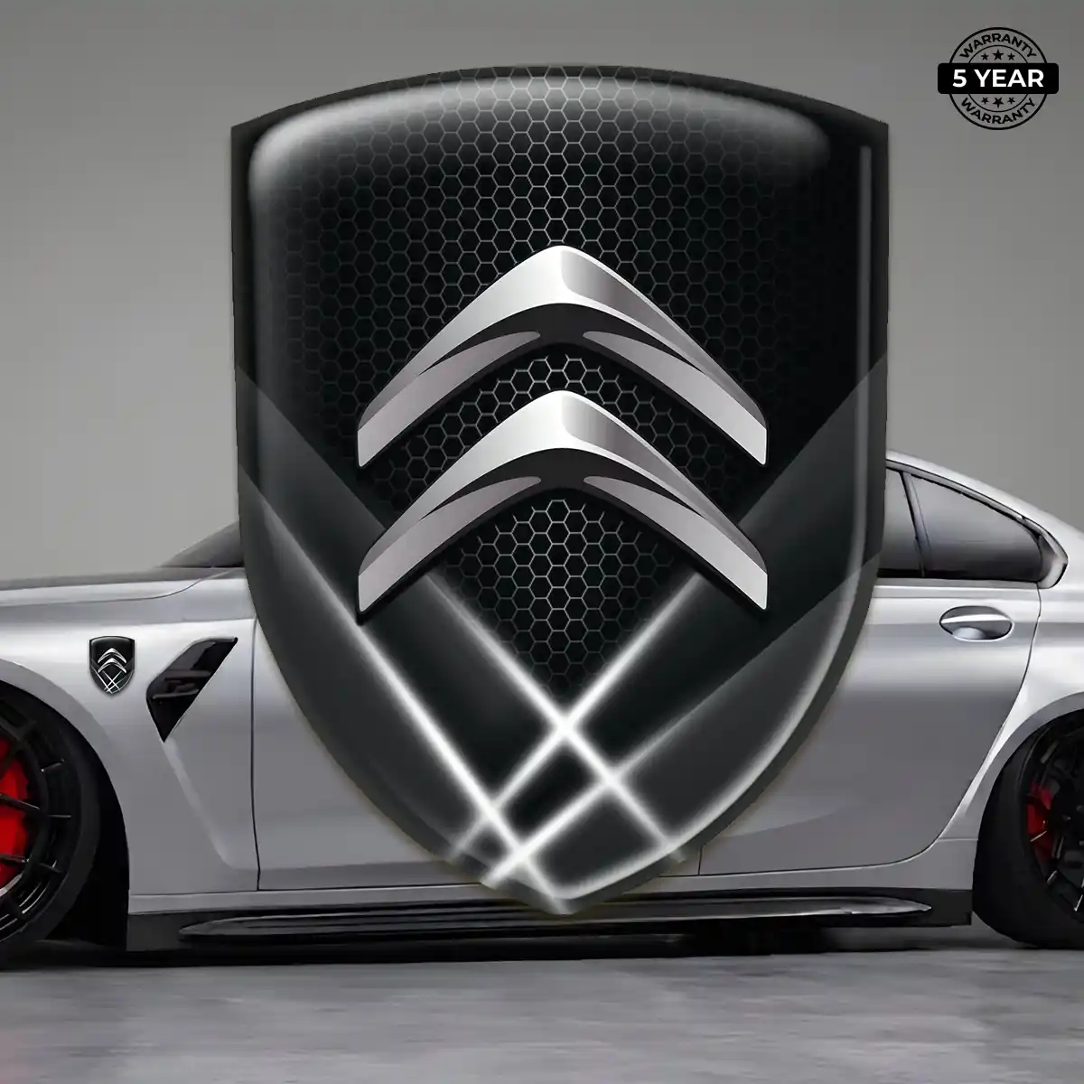 Citroen Automotive Logo Sticker Elite Edition