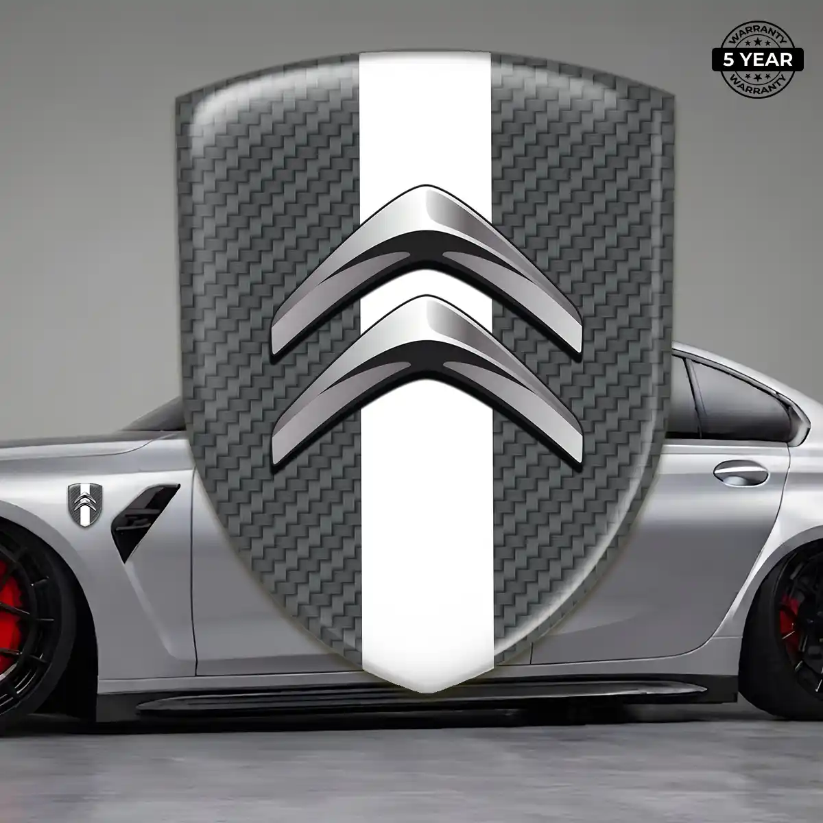 Citroen Automotive Logo Sticker Elite Finish