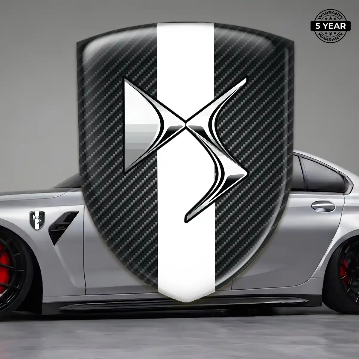 Citroen Automotive Logo Sticker Interior Elegance