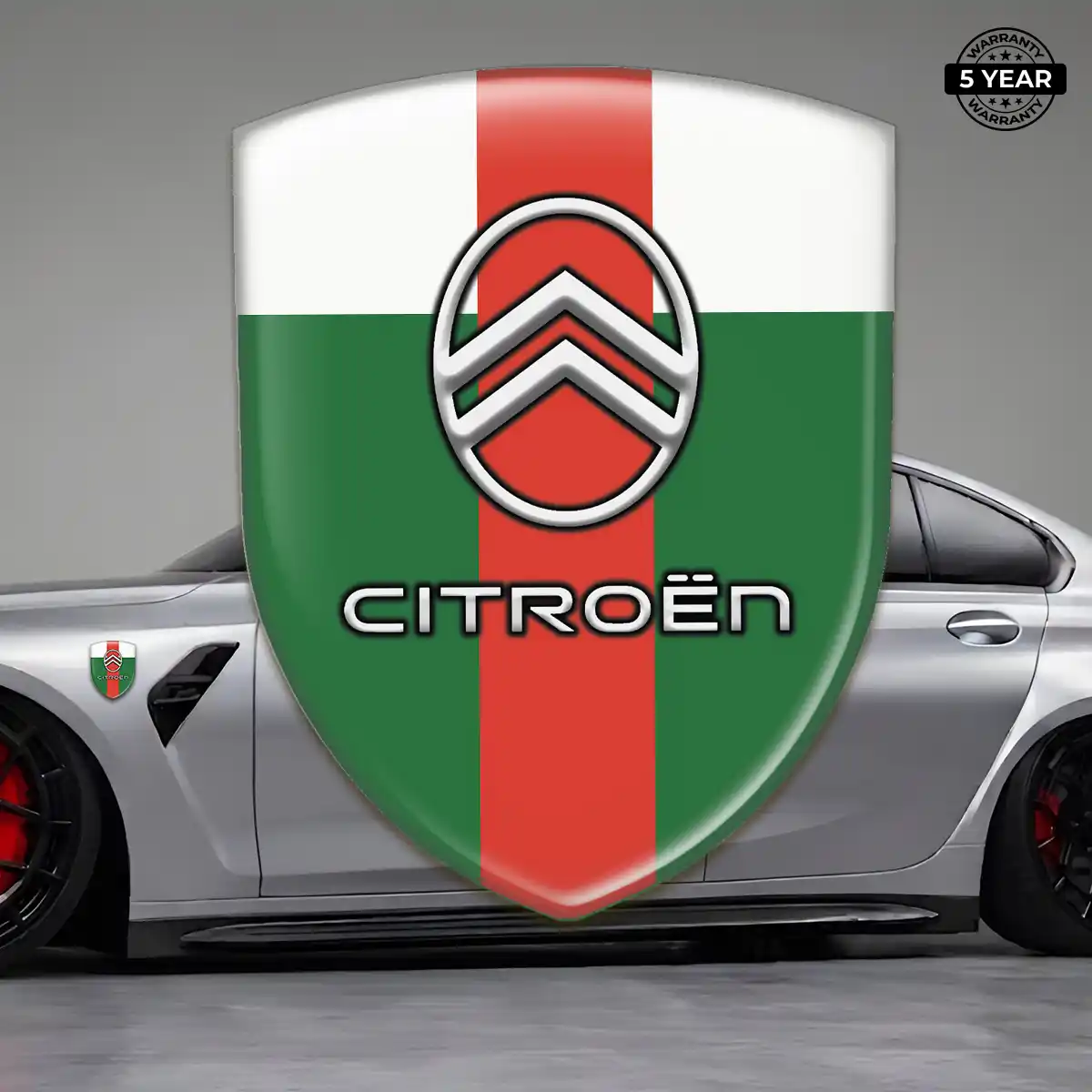 Citroen Automotive Logo Sticker Premium Dome