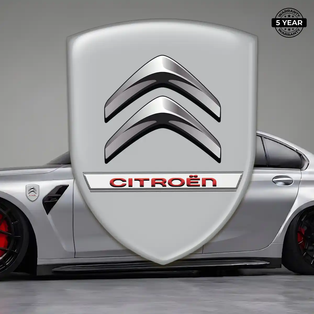 Citroen Automotive Logo Sticker Prestige Line