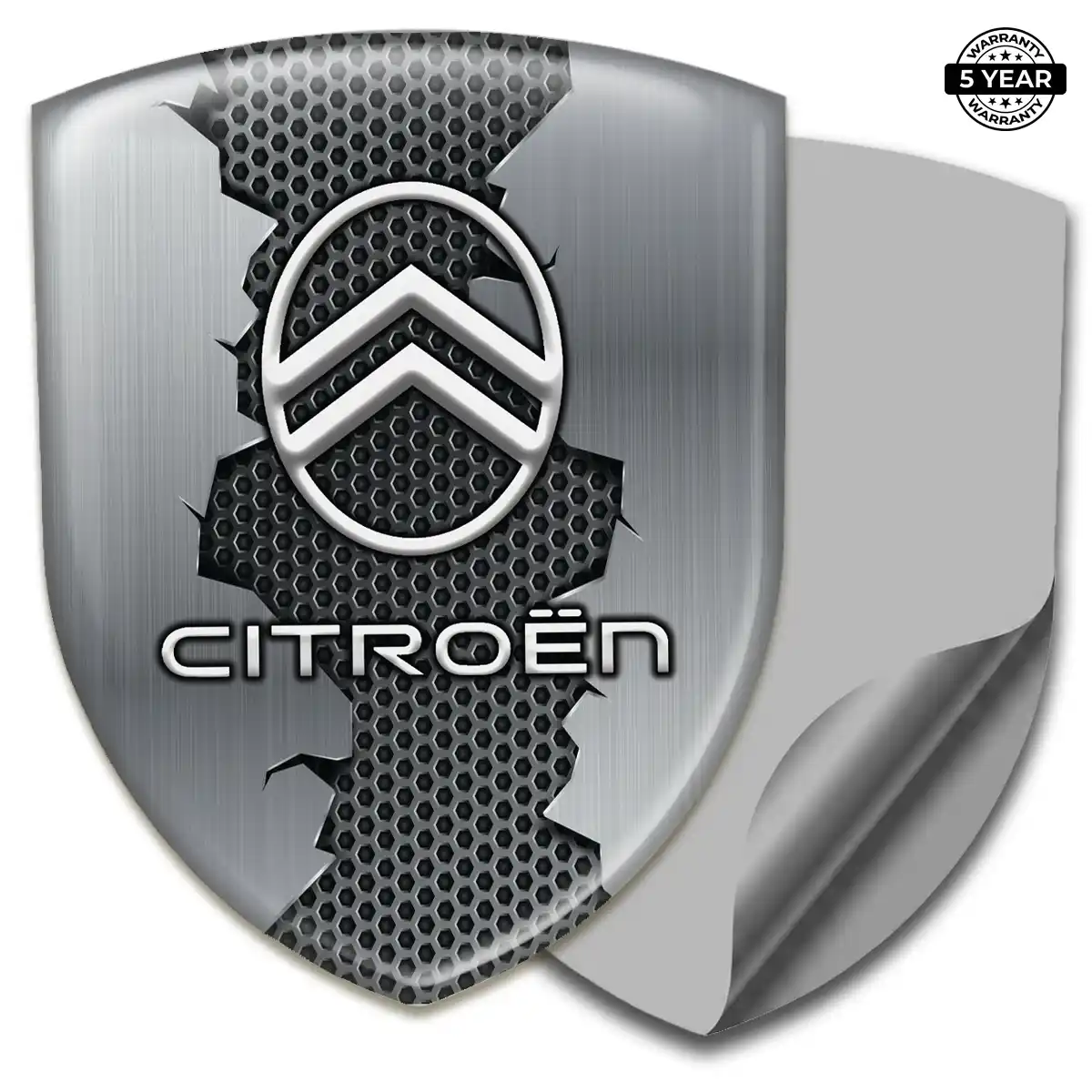 Citroen Automotive Logo Sticker Resin Luxe