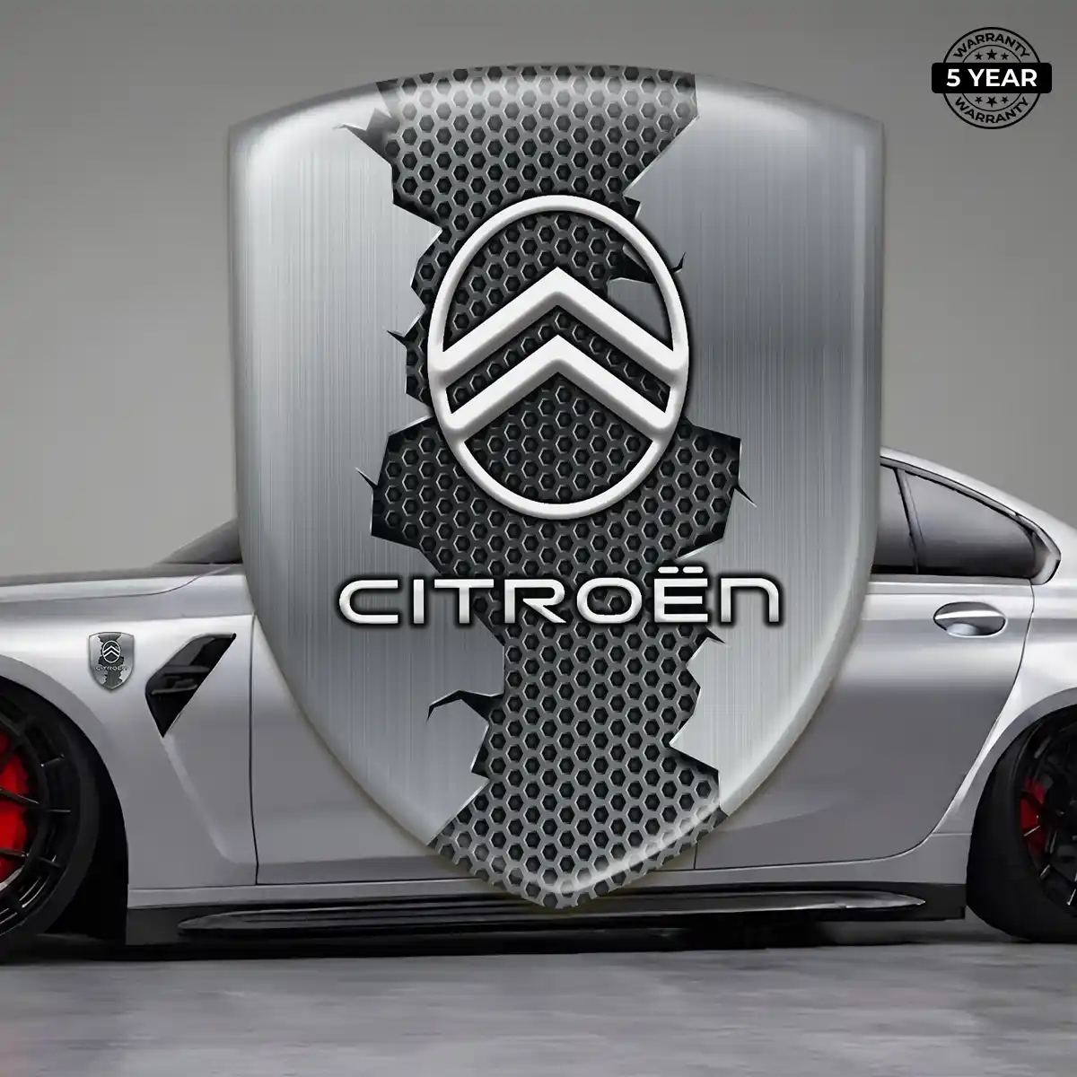Citroen Automotive Logo Sticker Resin Luxe