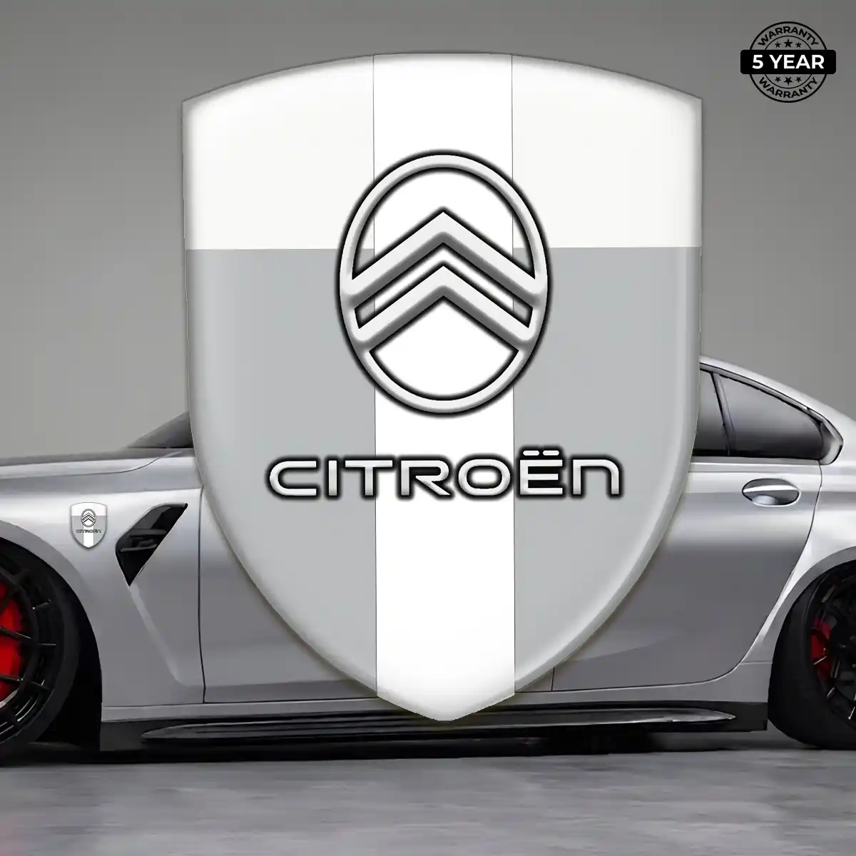 Citroen Automotive Logo Sticker Sleek Style