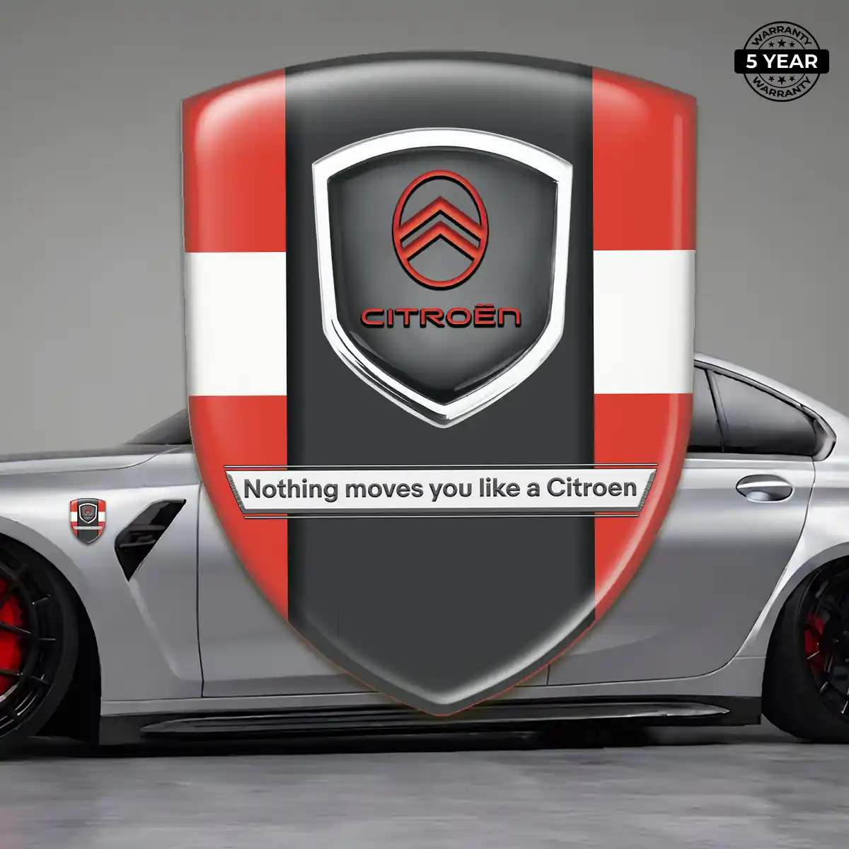 Citroen Automotive Resin Decal Elite Finish