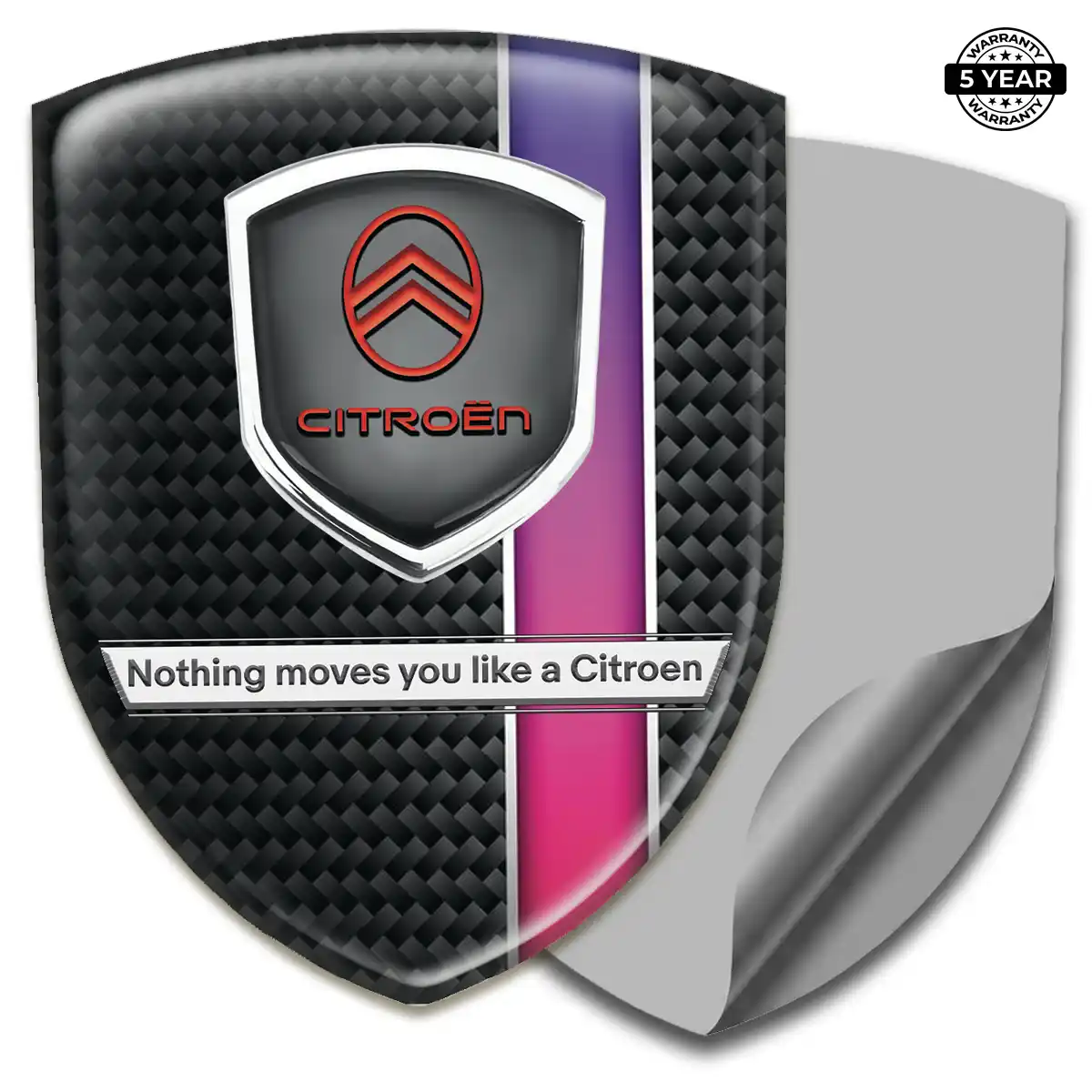 Citroen Automotive Resin Decal Outer Style