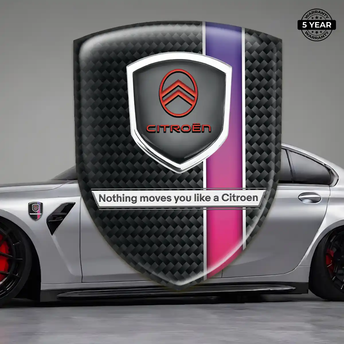 Citroen Automotive Resin Decal Outer Style