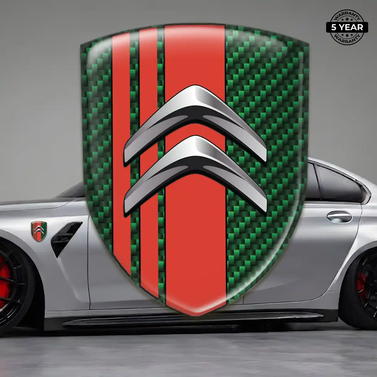 Citroen Automotive Resin Decal Refined Design