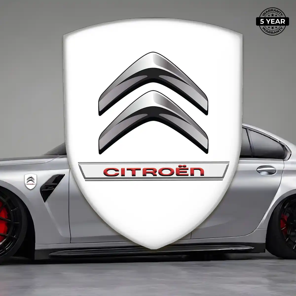 Citroen Automotive Resin Decal Sleek Style