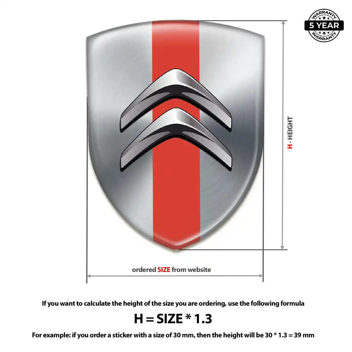 Citroen Badge Deluxe Edition