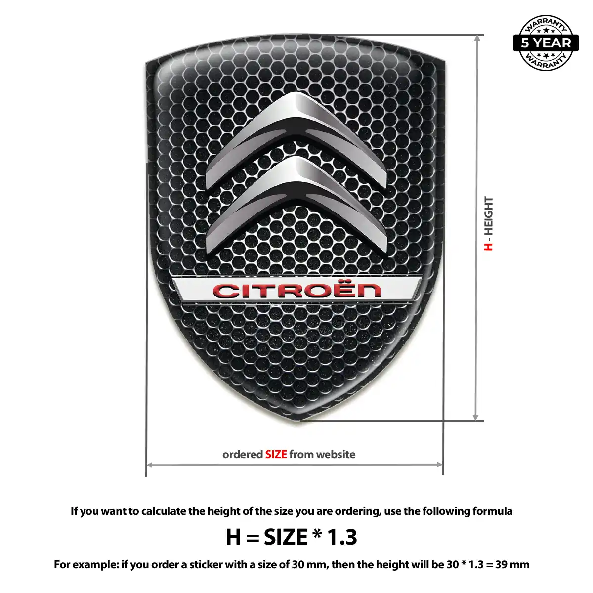 Citroen Badge Elite Edition