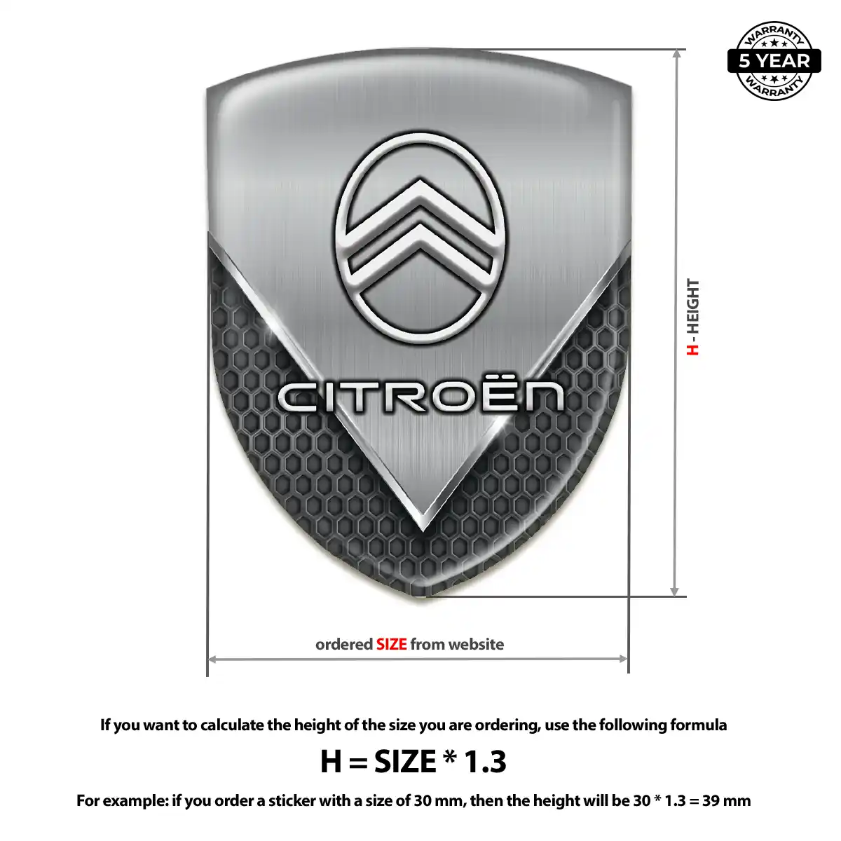 Citroen Badge Exclusive Series