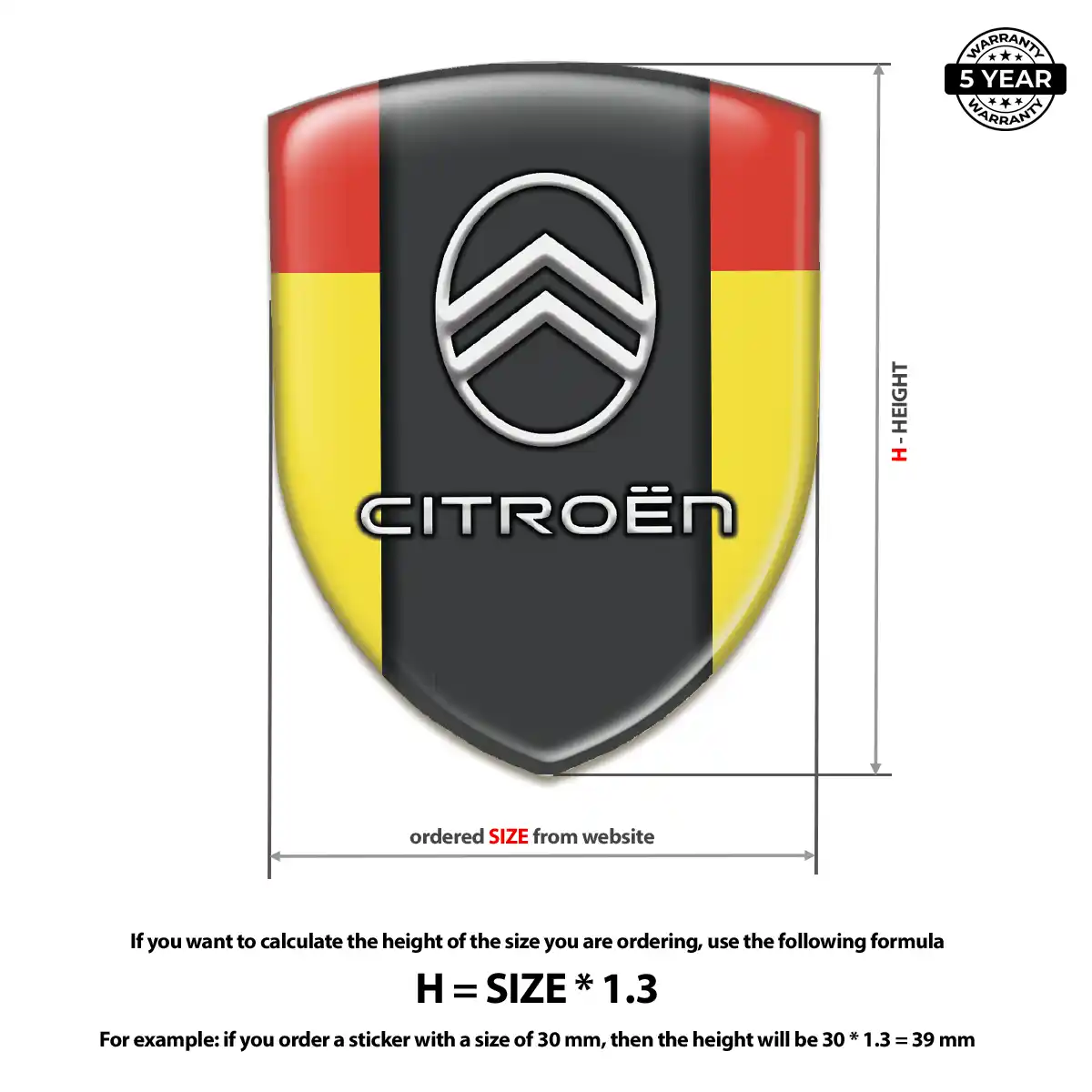 Citroen Badge Opulent Line