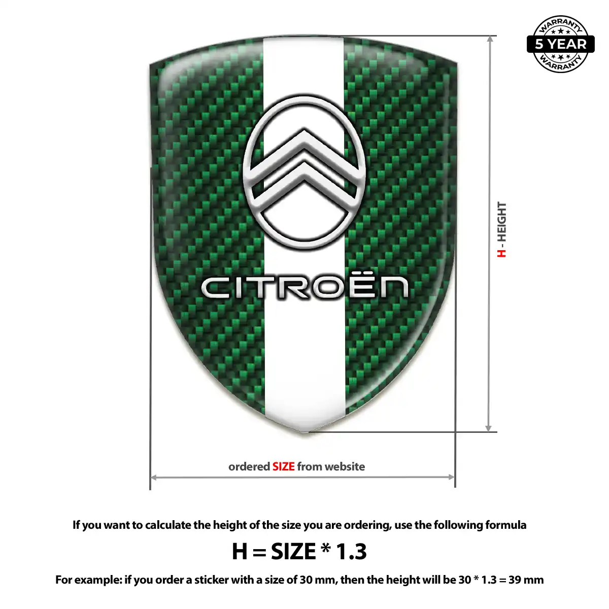 Citroen Badge Prime Quality