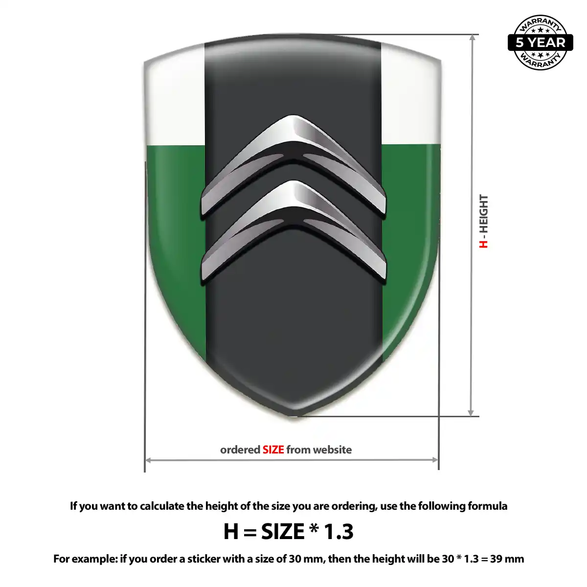 Citroen Badge Sleek Style