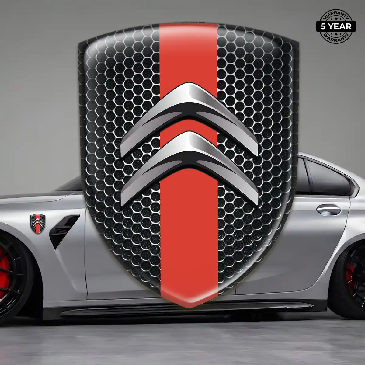 Citroen Car Badge Sticker Cabin Style