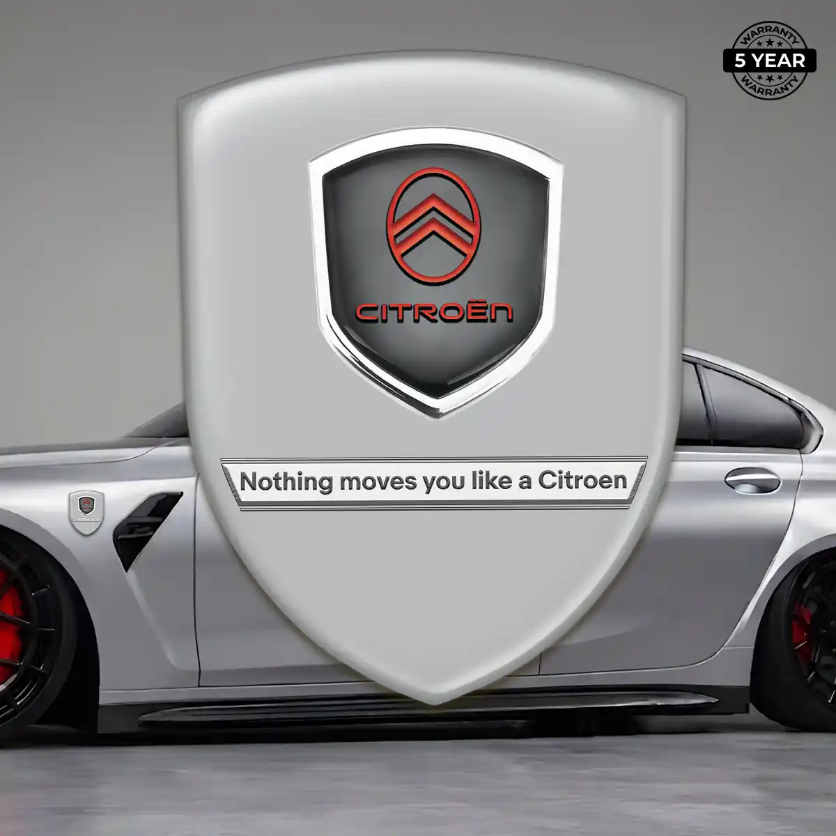 Citroen Car Badge Sticker Deluxe Edition