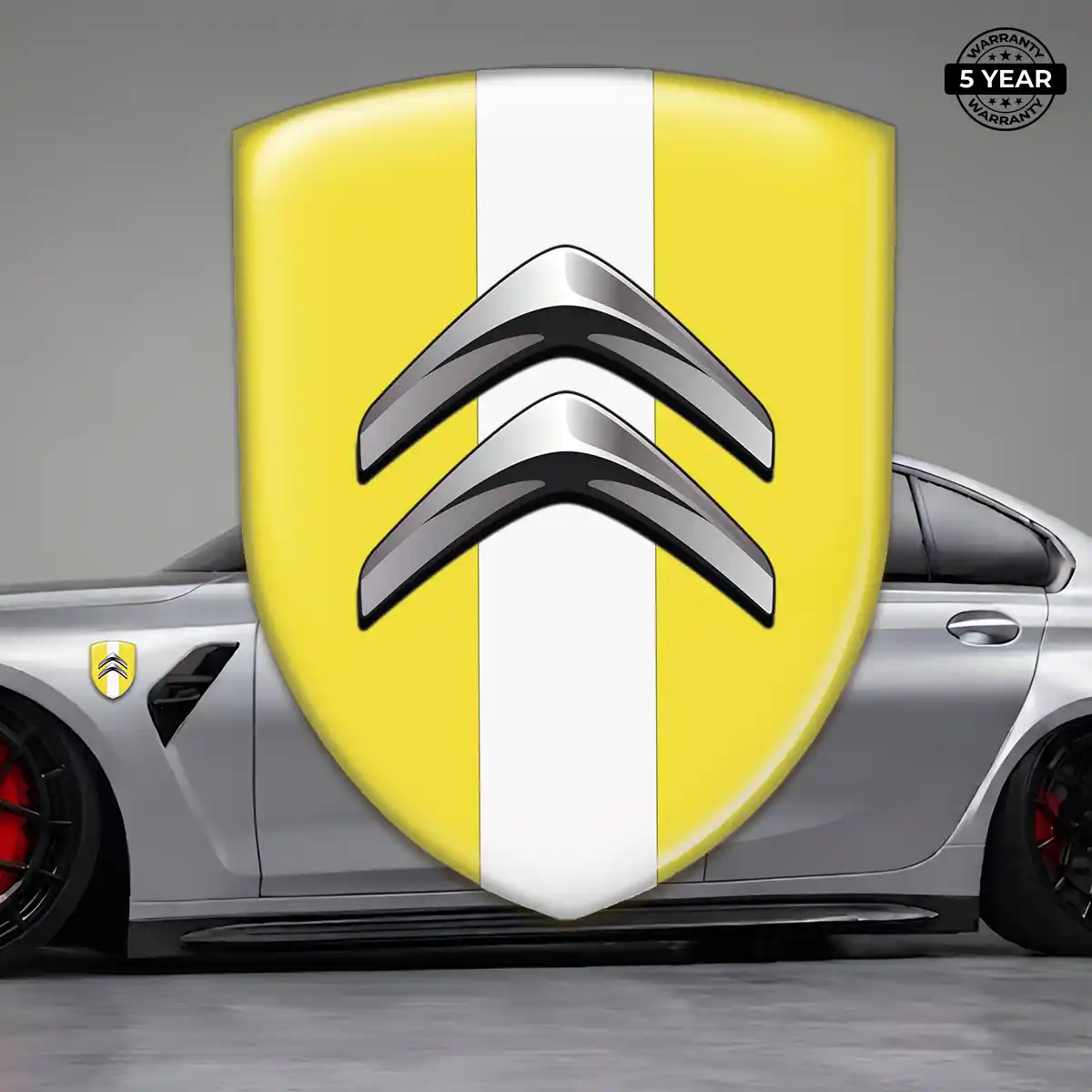 Citroen Car Badge Sticker Exterior Luxe