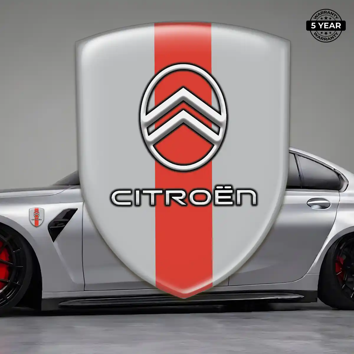 Citroen Car Badge Sticker Interior Elegance