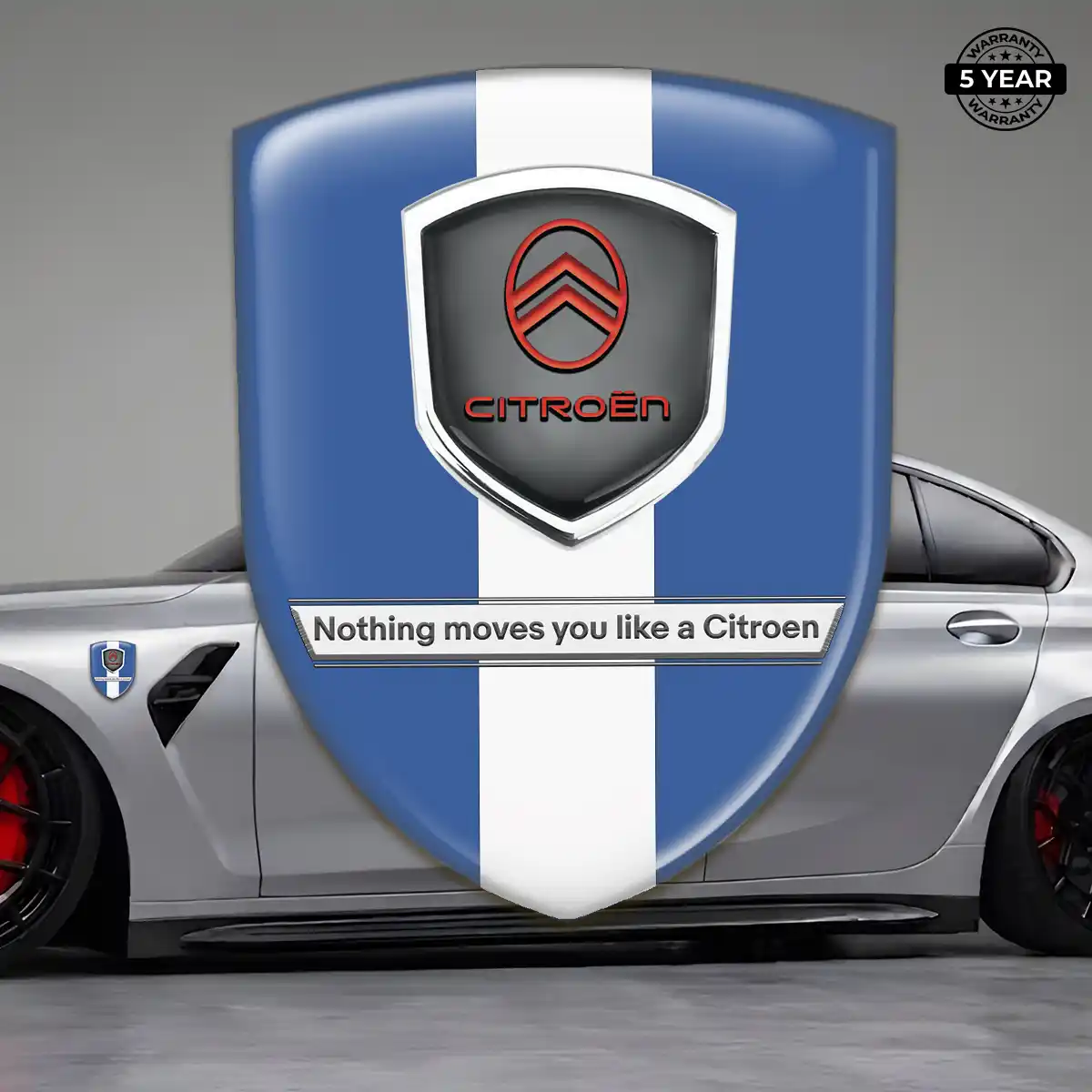 Citroen Car Badge Sticker Interior Luxe