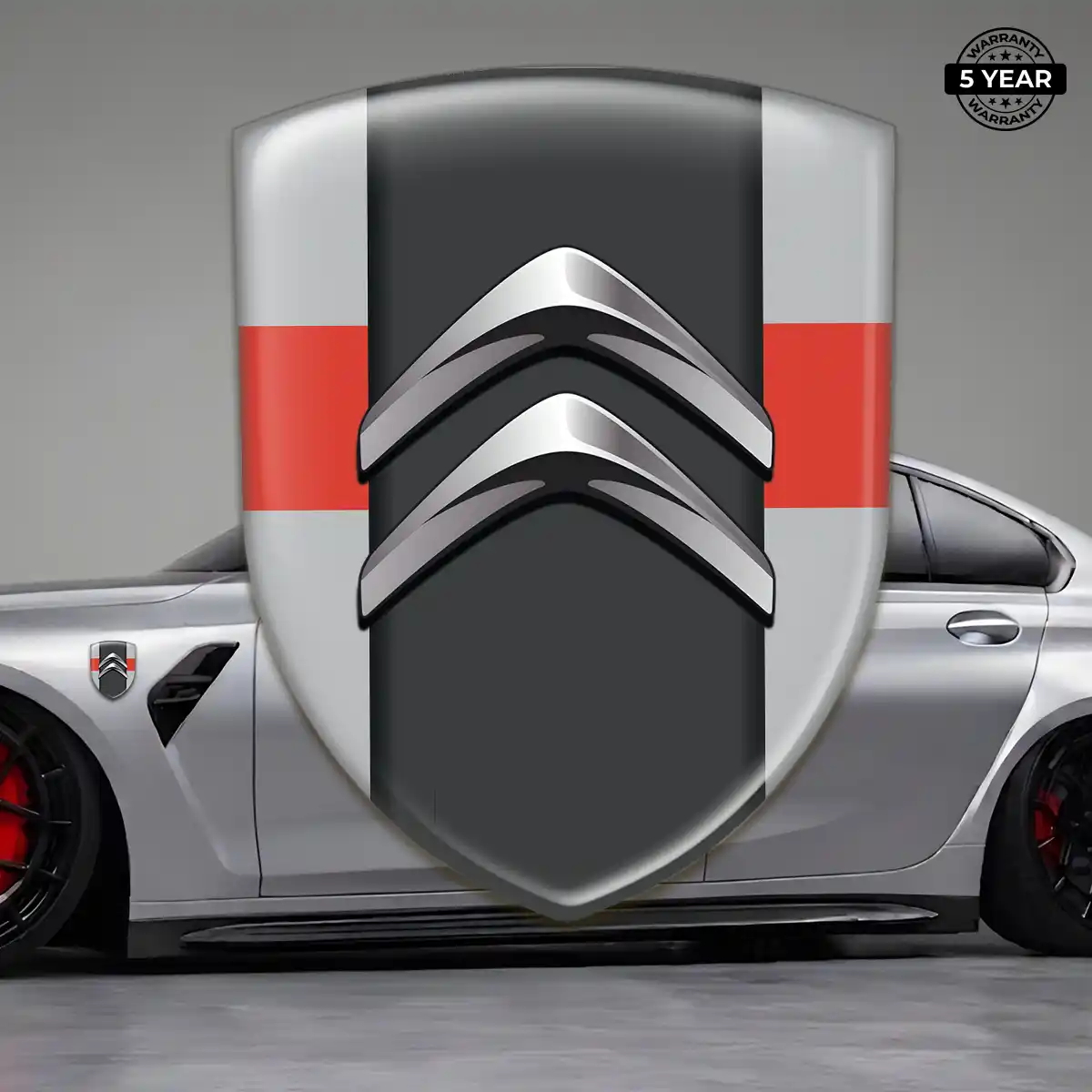 Citroen Car Badge Sticker Resin Luxe