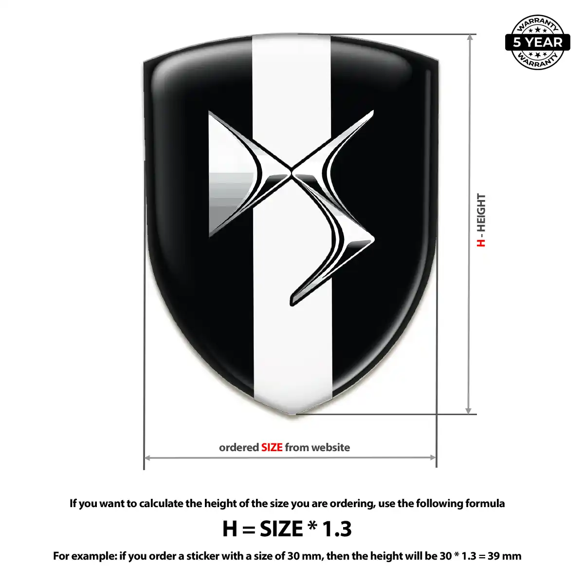 Citroen Car Emblem Decal Elite Edition