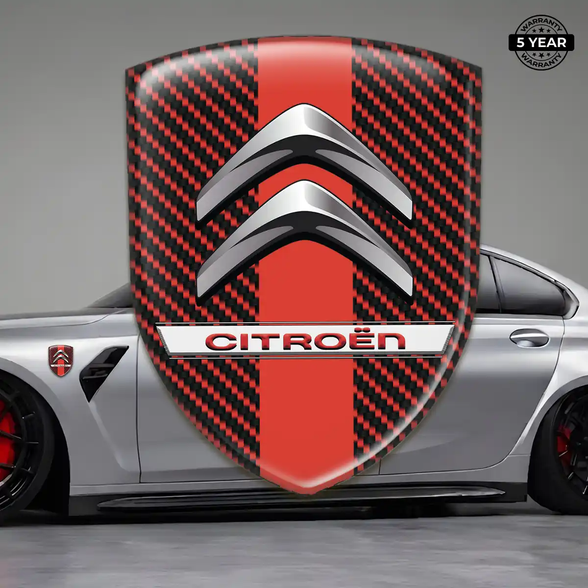 Citroen Car Emblem Decal Interior Elegance