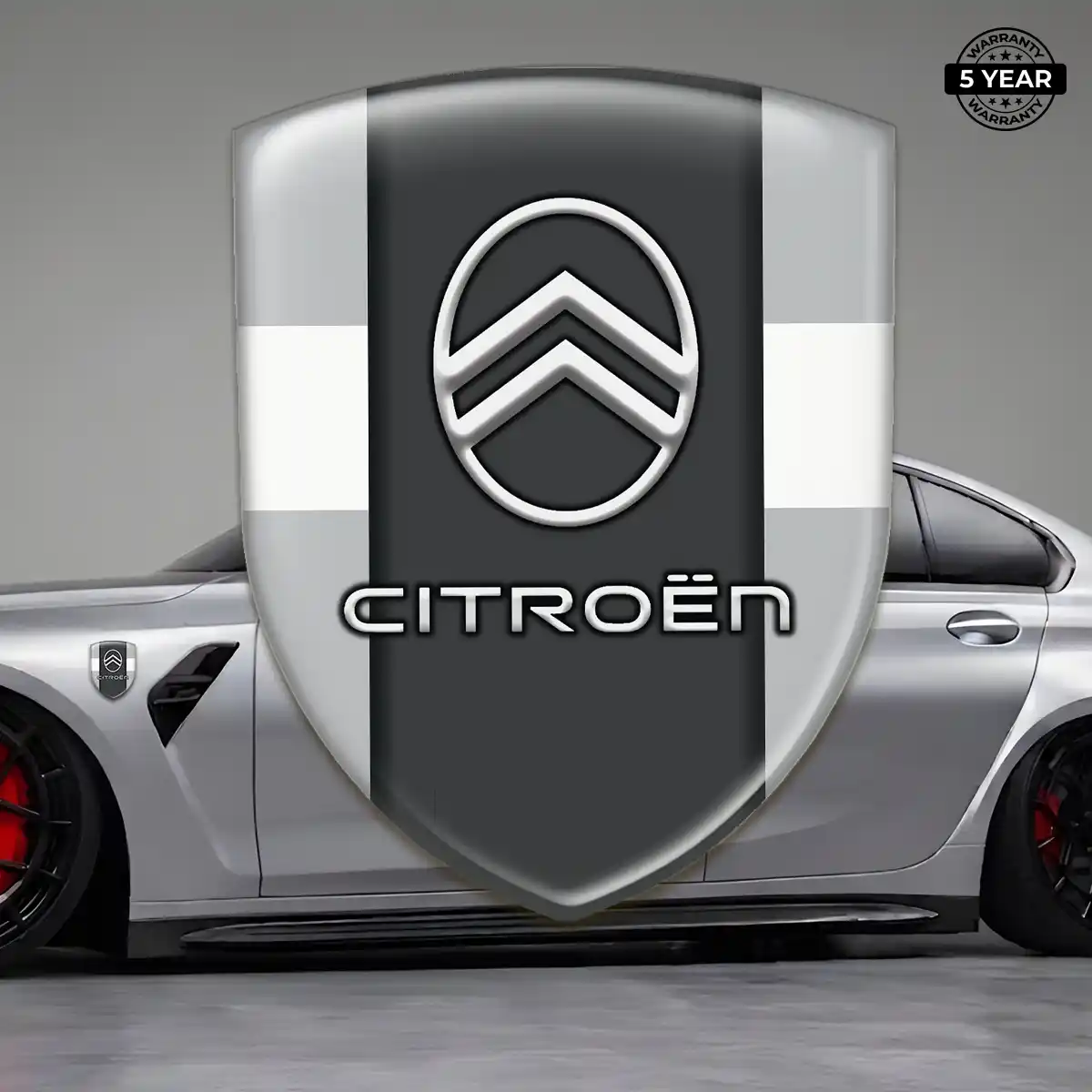 Citroen Car Emblem Decal Outer Style