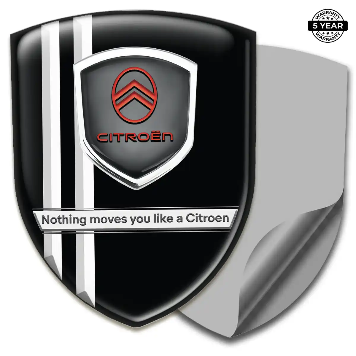 Citroen Car Emblem Overlay Cabin Style