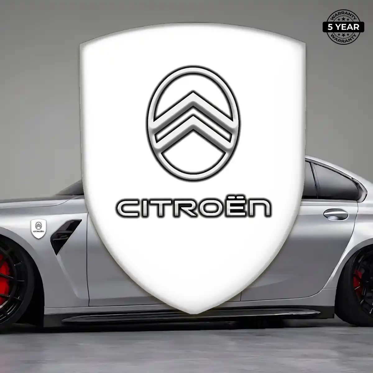 Citroen Car Emblem Overlay Elite Finish